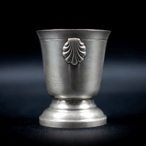 Daniel Cregut silver-plated cup – Coquille model – Mid-20th century – Baptism gift – French vintage goldsmithing