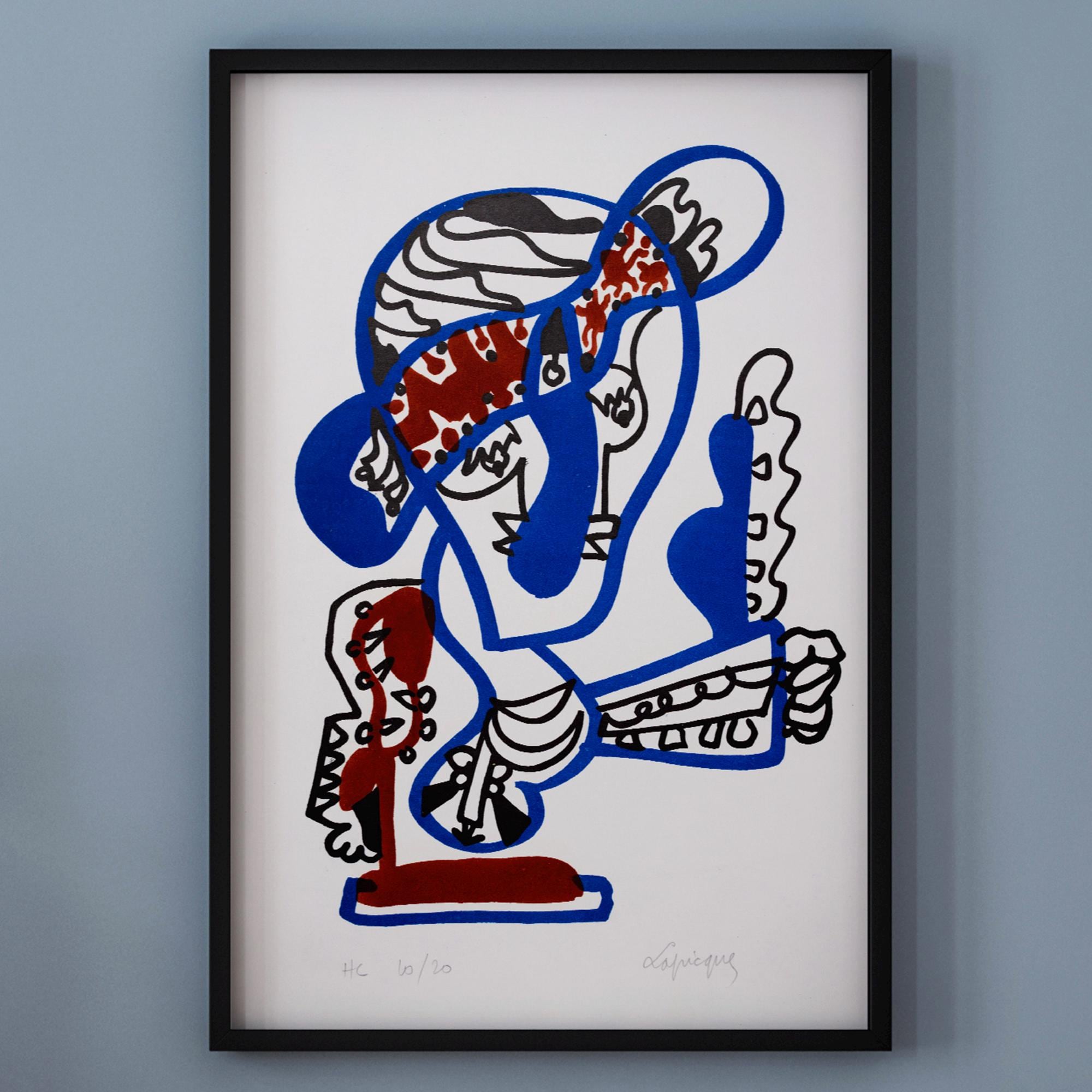 シャルル ラピック　リトグラフ　版画　アンティーク　昭和レトロ Charles lapicque - Etsy 日本