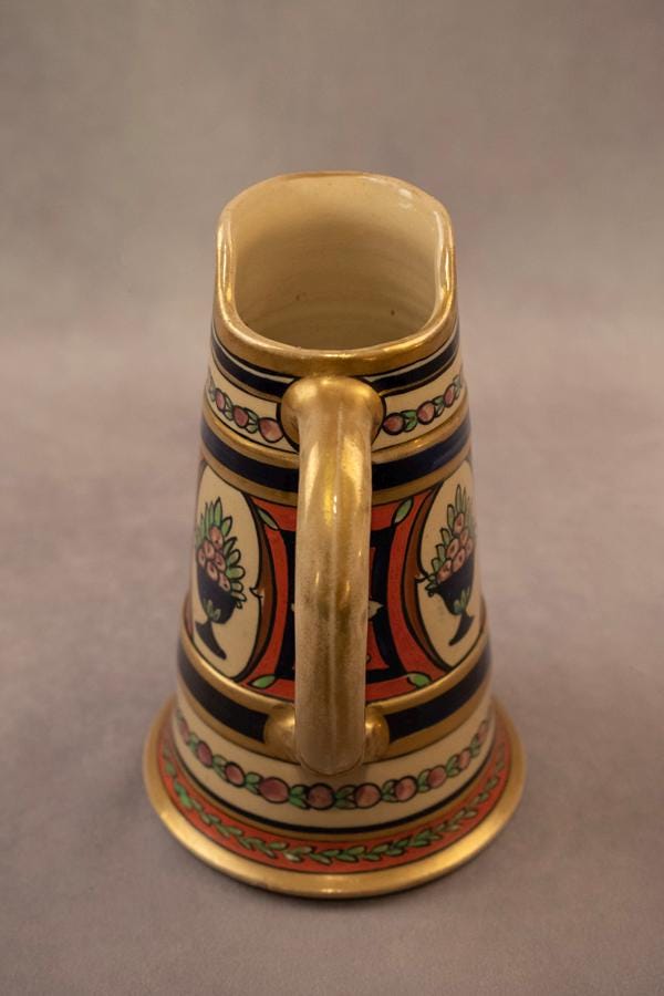 Alfred Renoleau Art Nouveau Decorative Carafe – Signed Glazed