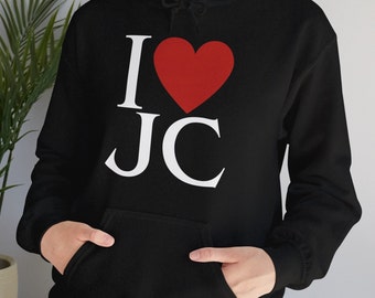 I Heart JC Hoodie, Christian Faith Sweatshirt