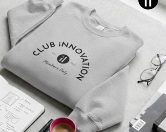 Club Innovation Sweatshirt, Recycled Cotton Blend, Unisex Fleece Top