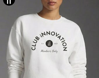 Club Innovation Sweatshirt, Recycled Cotton Blend, Unisex Fleece Top