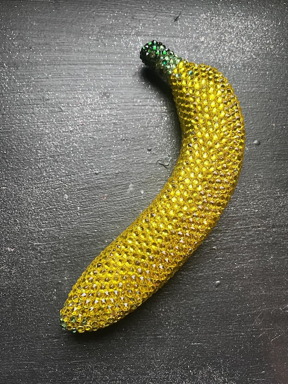Crystal Rhinestone Banana - Etsy display picture 1