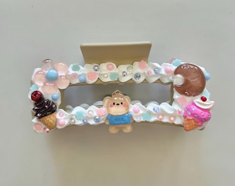 Handmade Decoden Hair Claw
