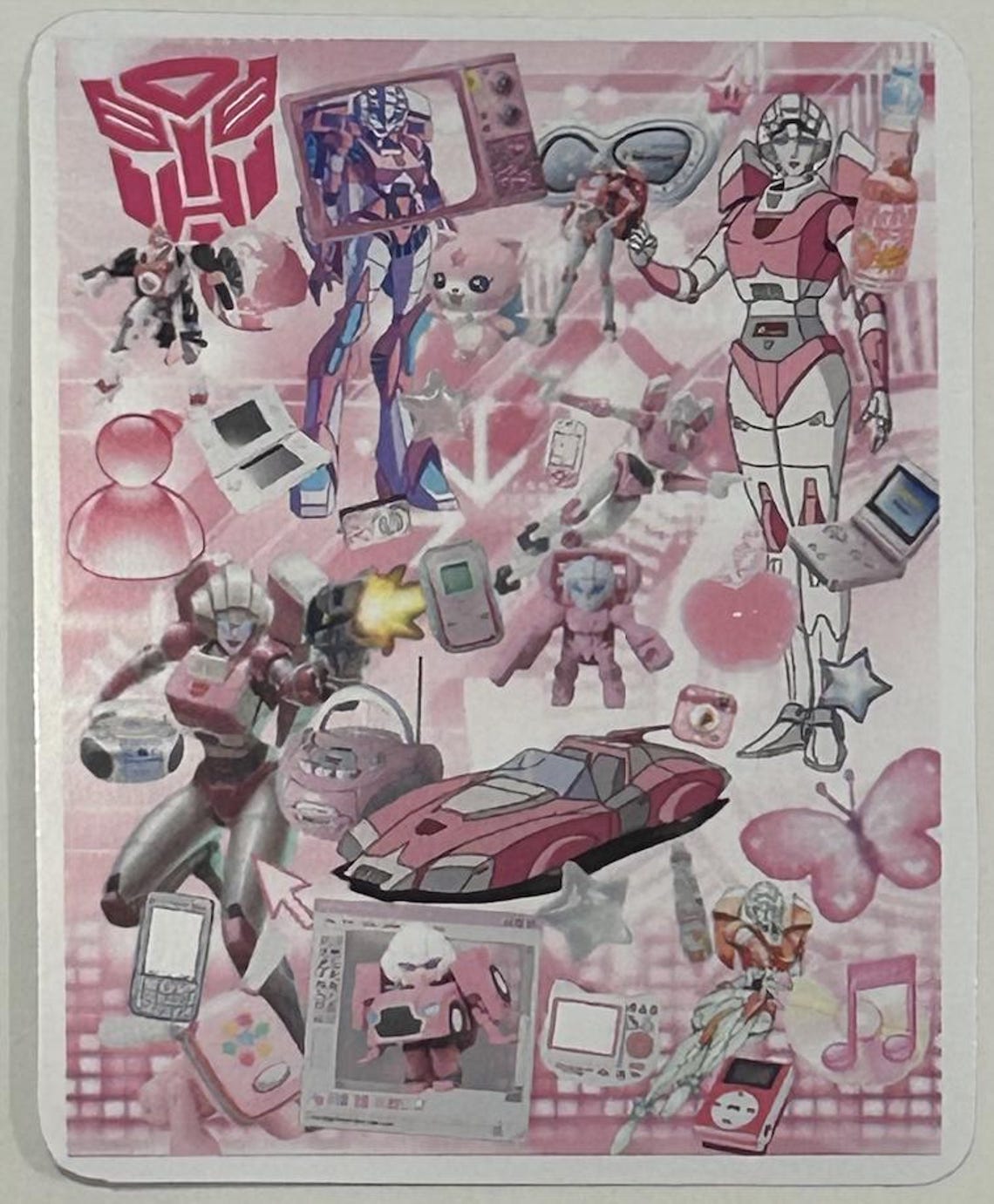 Webcore Stickers Webcore Transformers Autobot Glossy Stickers - Etsy