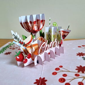 Card Mavens Congratulazioni 3D Pop Up Card Nuova casa Nuovo lavoro Biglietto di compleanno Esame di guida Anniversario Guarigione Pensionamento Buona fortuna Laurea