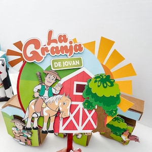 Zenon&#39;s Farm Cake Topper