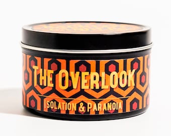 The Overlook Candle - Overlook Hotel Inspired Candle - Pop Culture Gift - Movie Candles - Friend Gift - Film Buff Candle - Collectors Tin