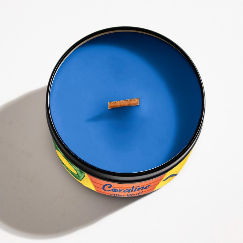Coraline Candle - Movie Inspired Candle - Horror Inspired - Pop Culture Gift - 2000s Movie  Nostalgia - Collector Tin - Gift for Friend