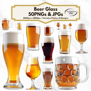 Beer Glass Clipart, Beer Glass PNG, Beer Glass JPG, Beer Png, Beer Clipart, Alcohol Clipart, Beer Mug Clipart, Pub Clipart, Beverage Clipart