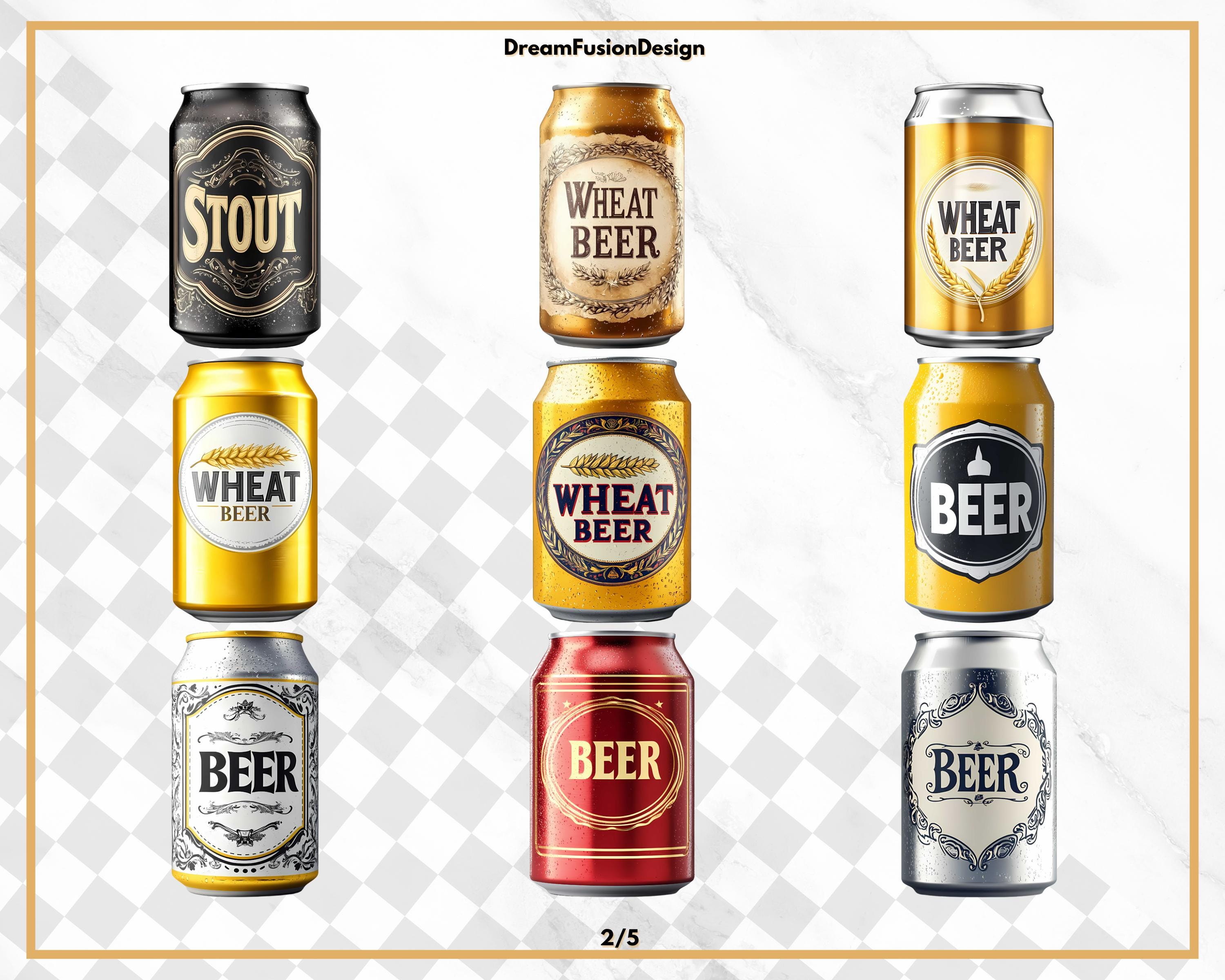 Beer Can Clipart, Beer Can PNG, Beverage Clipart, Alcohol Clipart, Can