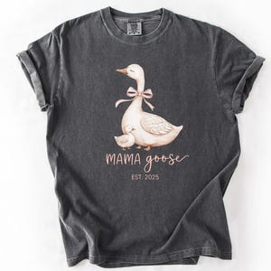Custom Mama Goose Shirt, Silly Goose Shirt, Cute Mom Shirt, Baby Shower Gift, Pregnancy Reveal Gift, Mothers Day Gift
