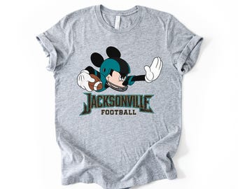 Jacksonville Football Mickey Mouse T-Shirt: Vintage Game Day Comfort Colors Tee