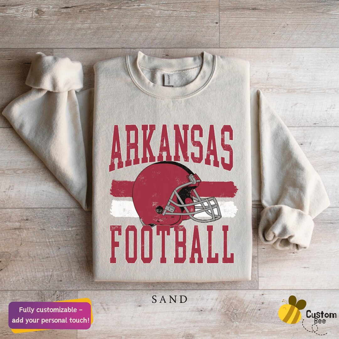 Arkansas Football Sweatshirt & Hoodie Arkansas Tshirt Distressed Retro