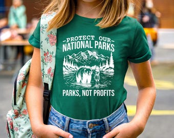 Protect Our National Parks T-Shirt: Eco-Friendly Conservation Tee