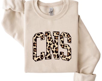 Leopard CNS T-Shirt, Clinical Nurse Specialist Gift, Nurse Sweatshirt
