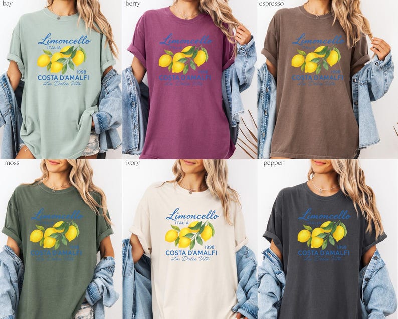 a group of women wearing t - shirts with lemons on them