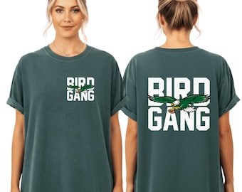 Bird Gang Philadelphia Football Shirt: Comfort Colors Game Day Tee