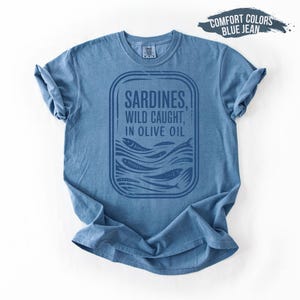 Sardine T-Shirt: Tomato Girl Summer Comfort Colors Tee