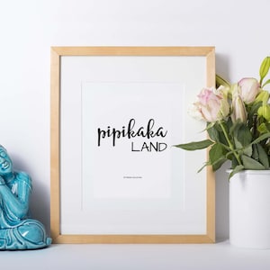 WC-Bild pipikaka LAND fürs Badezimmer als digitaler Download
