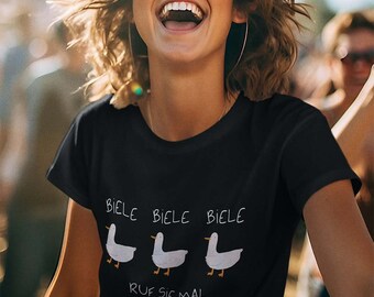 Biele Biele Biele Ruf sie mal - Geschenk für Frauen, Geschenkidee für Damen, Jan und Elke, Schwiegertochter, T-Shirt Ladies Shirt
