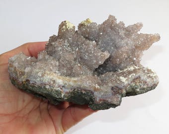 Destash - 1 pound 10 ounce Amethyst Spirit Cactus Fairy Quartz Crystal Point Cluster South Africa - Inventory Reduction