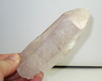 Window - The Original Spark - Red Black Hematite Lemurian Quartz Crystal Point - 2015 Shipment - Brazil