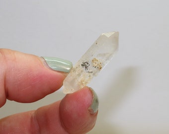 Jewelry Sized - Old Stock (10+ Years) - DT - Key -  Rugged Tibetan Quartz Crystal Point - Serenity x10 - Smoky