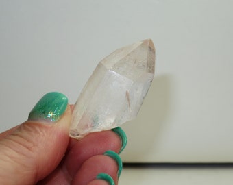 Rare Mask Formation - Storyteller Quartz - 2011 Find - Lemurian Quartz Crystal Point from Minas Gerais Brazil