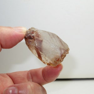 Pair Tabby Pretty Friends Red Amphibole Quartz Crystal Point From The Lemurian Mines Brazil image 9