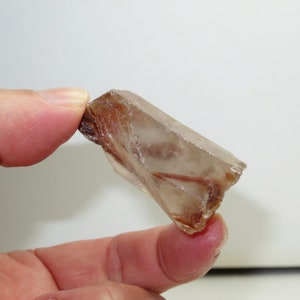 Pair Tabby Pretty Friends Red Amphibole Quartz Crystal Point From The Lemurian Mines Brazil image 10