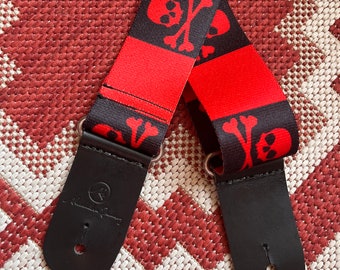 Guitar Strap with Leather