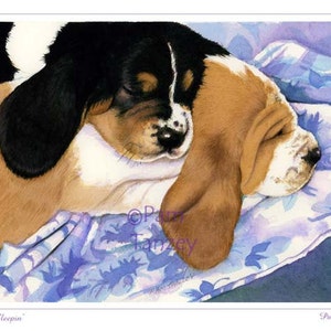 Basset Hound Puppies All Occasion 3 Card Collection image 4