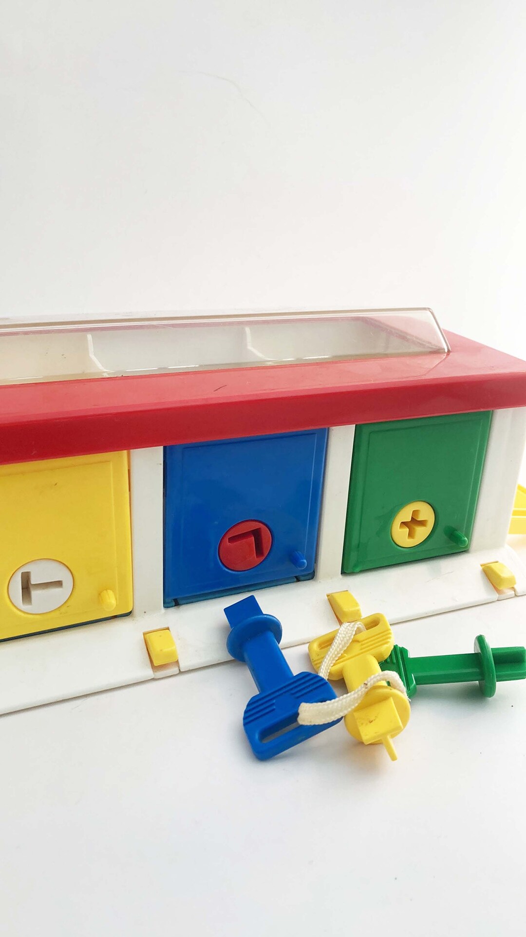 Toy Garage With Locking Doors, Keys, Cars Etsy