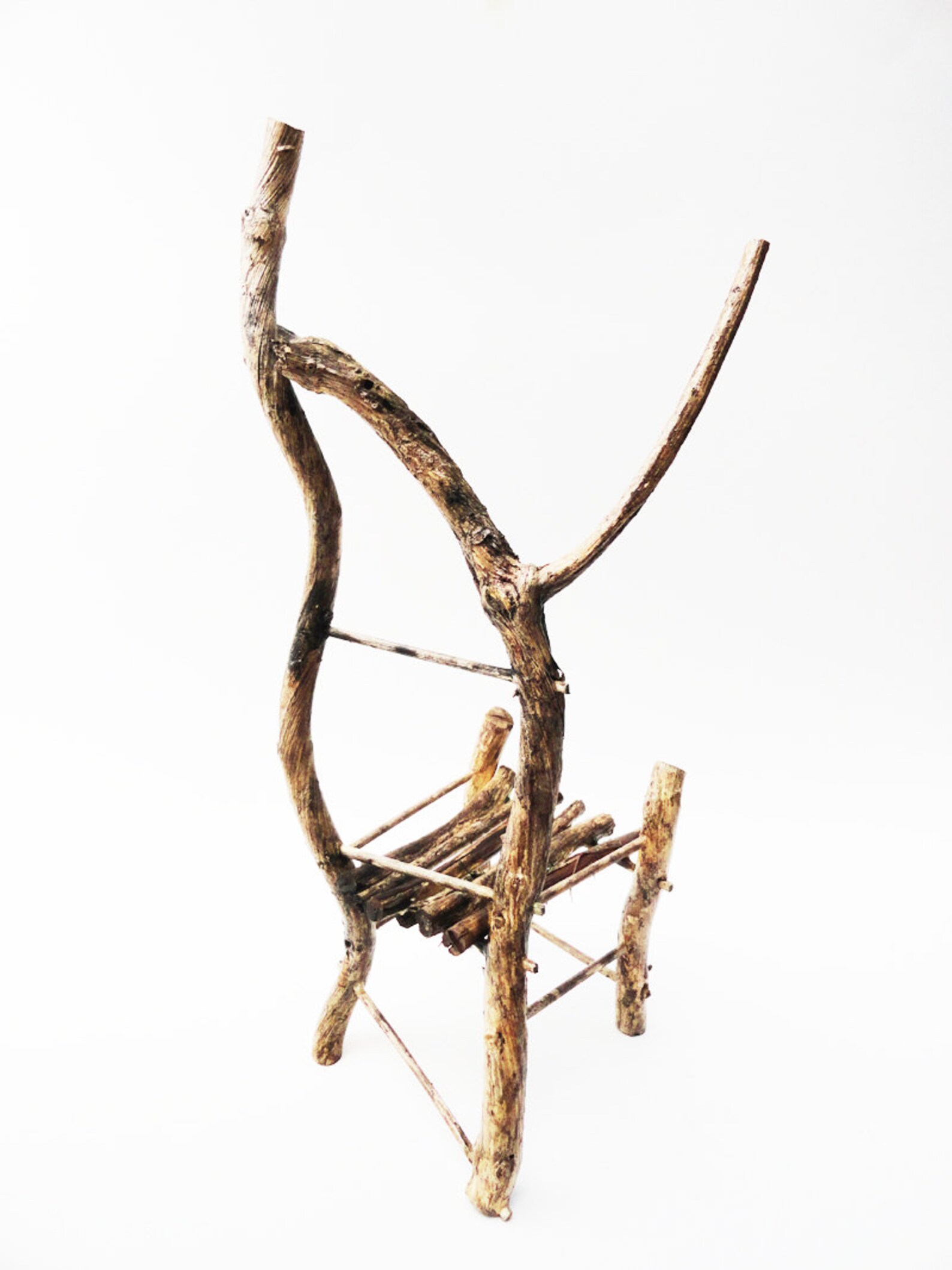 Primitive Mini Twig Chair Fairy Chair Fae Furniture Rustic Etsy