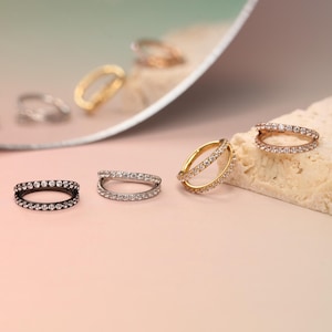 316L zircon nose hoop nasal septum ring nose ring earring ear helix auricle cochlear cartilage piercing jewelry 16G 18G 20G