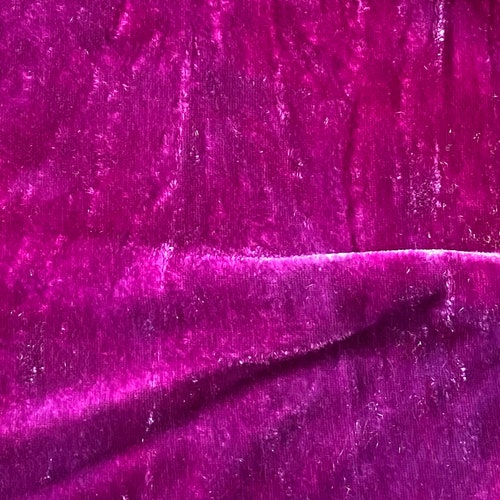 Silk Velvet Fabric Hand Dyed Silk Velvet New Size Etsy