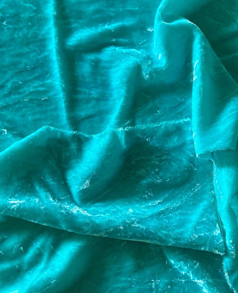 Silk Velvet Fabric Hand Dyed Velvet Etsy