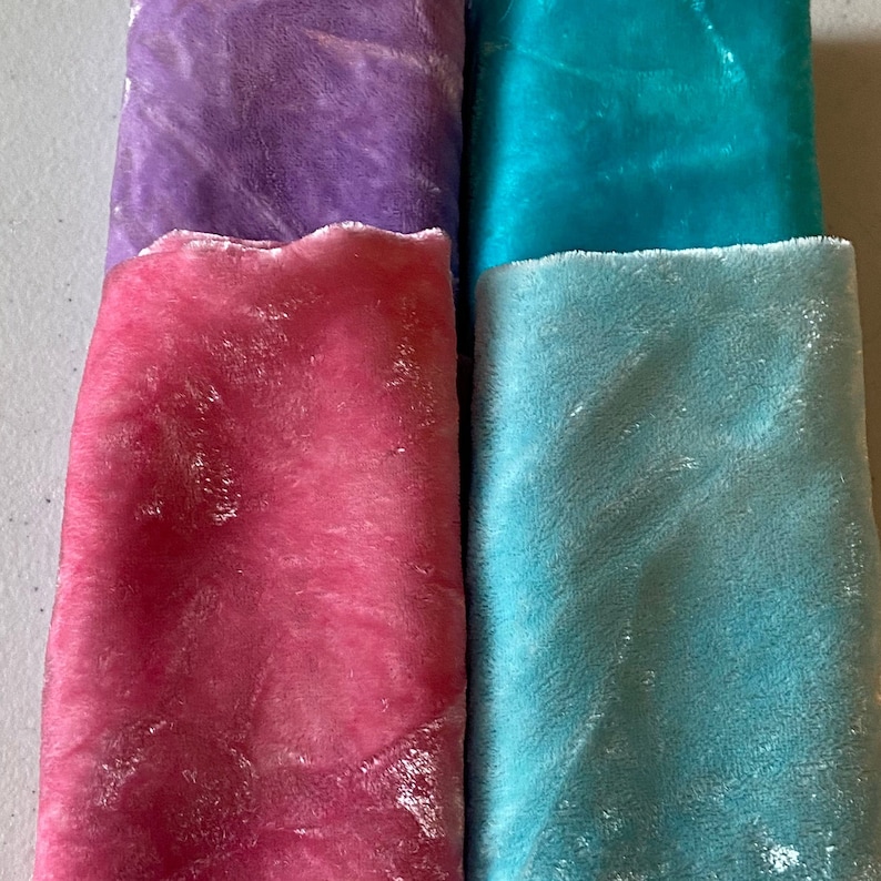 Silk Velvet Fabric Hand Dyed Velvet Etsy