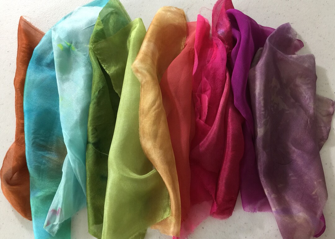 tie dye silk fabric