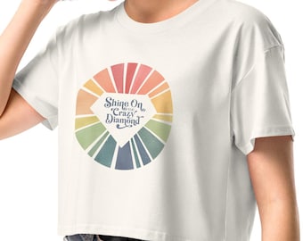 Pink Floyd - "Shine On You Crazy Diamond" - Women’s crop top