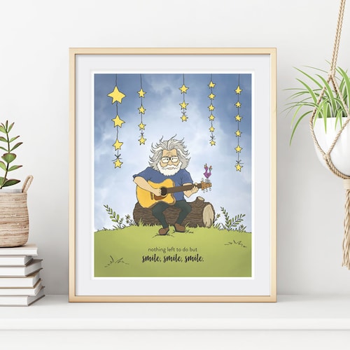 Jerry Nursery Print - "Smile, Smile, Smile" - Unframed Art Print