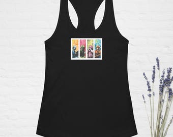 Phish Phunky Women’s Fitted Racerback Tank Top