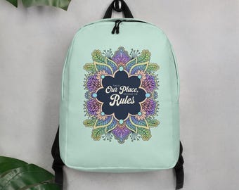 This Is Our Place - TS Minimalist Backpack - Laptop & Secret Interior Pockets
