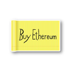 Buy Ethereum Notepad Sticker