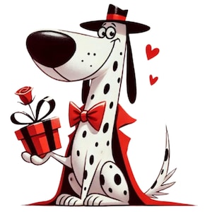 Glücklicher Valentinstag, lustiger Hund, verliebter Hund Clipart, PNG, Valentinstag Hund, verliebter Hund, Hunde Clipart, lustiger Hund, Urlaub Clipart, süße Hunde