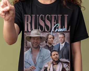 Russel Crowe Shirt - Customized vintage gift for him/her.