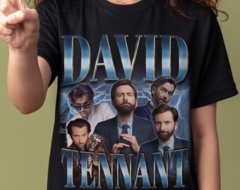 David Tennant Shirt - Customized vintage gift for him/her.