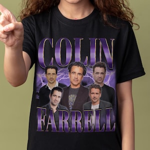 Colin Farrell Shirt - Customized vintage gift for him/her.