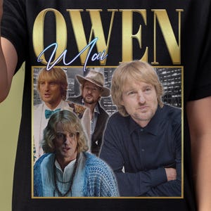 Owen Wilson Shirt - Individuelles Vintage Geschenk für Sie und Ihn.